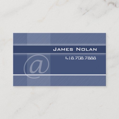 Computer Business Cards Blue Abstract Angle