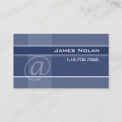 Customizable Computer Business Cards Blue Abstract Angle