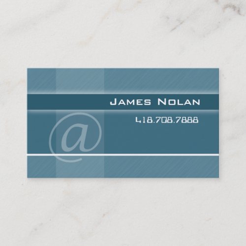 Computer Business Cards Blue Abstract Angle