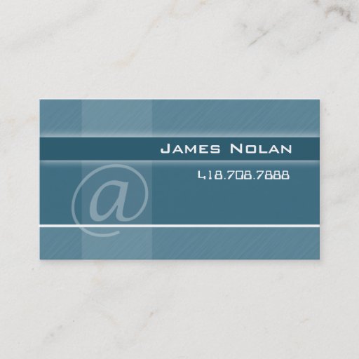 Customizable Computer Business Cards Blue Abstract Angle