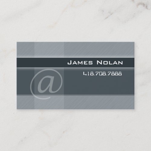 Computer Business Cards Gray Abstract Angle