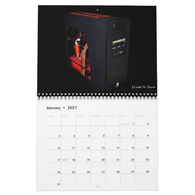 Computer Calendar - Frank N Stein PC (Jan 2027)