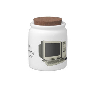 Computer cartoon illustration candy jar