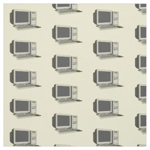 Computer cartoon illustration  fabric
