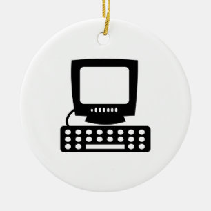 Computer Ceramic Ornament