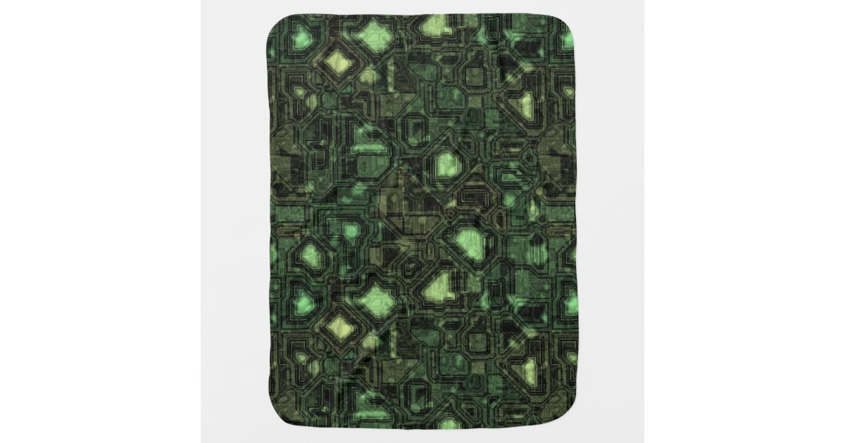 Computer circuit background baby blanket | Zazzle