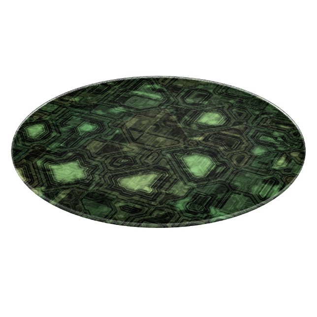 Computer circuit background cutting board (Corner)