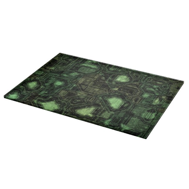 Computer circuit background cutting board (Corner)