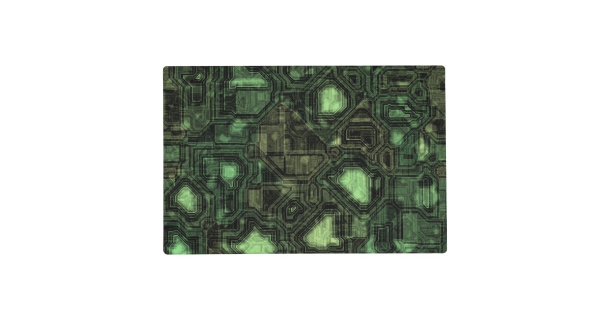 Computer Placemat Computer circuit background placemat | Zazzle