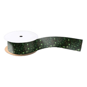 Computer circuit background satin ribbon
