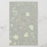 Computer circuit background stationery