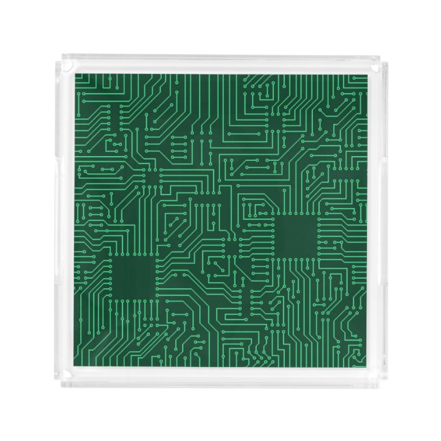 Computer circuit board acrylic tray (Front)