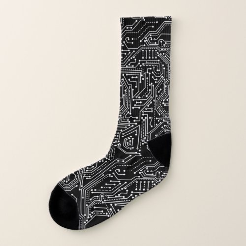 Computer Circuit Board All_Over_Print Socks