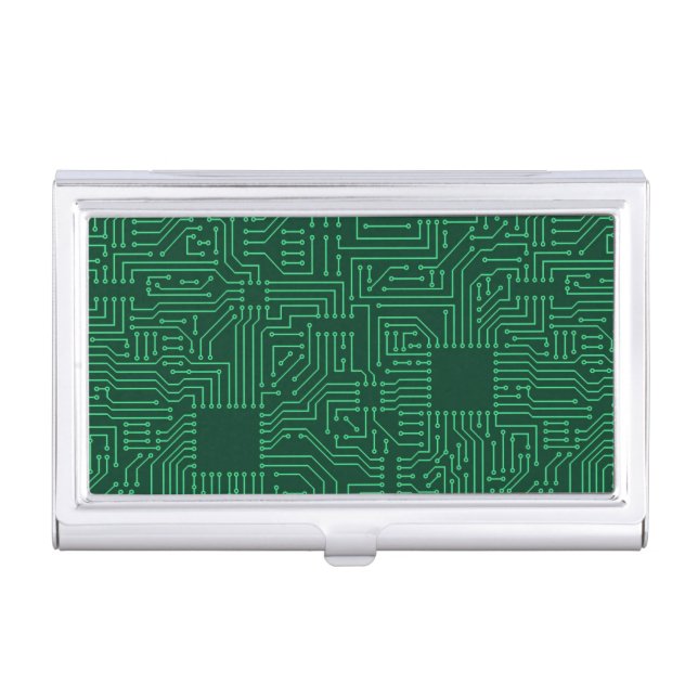 Computer circuit board business card case (Front)