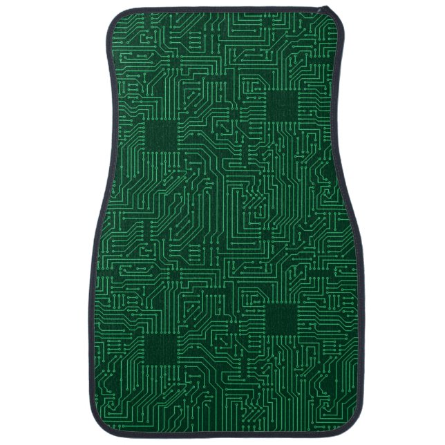 Computer circuit board car floor mat (Front)