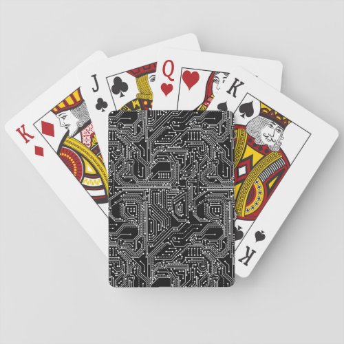 Computer Circuit Board Classic Playing Cards