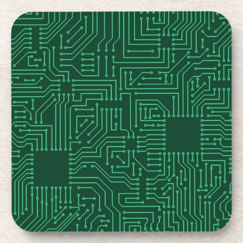 Computer circuit board drink coaster