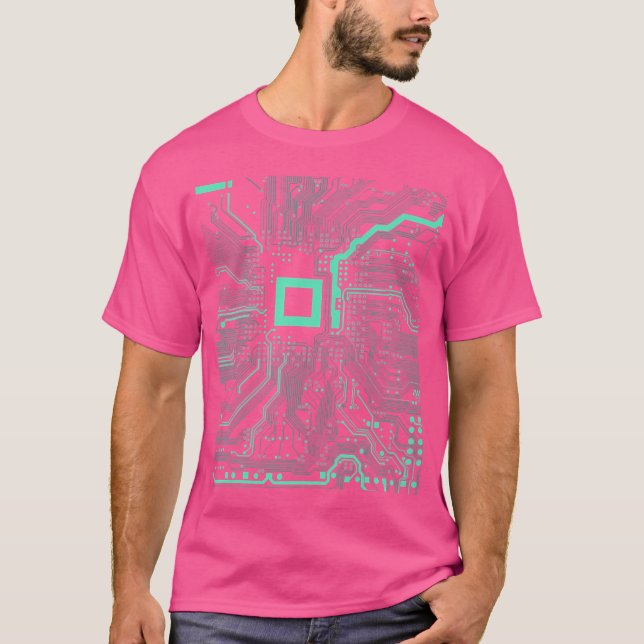 Computer Circuit Board Electronics Technician T-Shirt (Front)