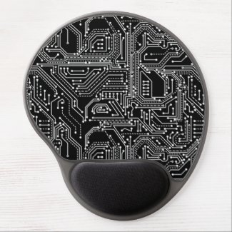 Computer Circuit Board Gel Mouse Pad
