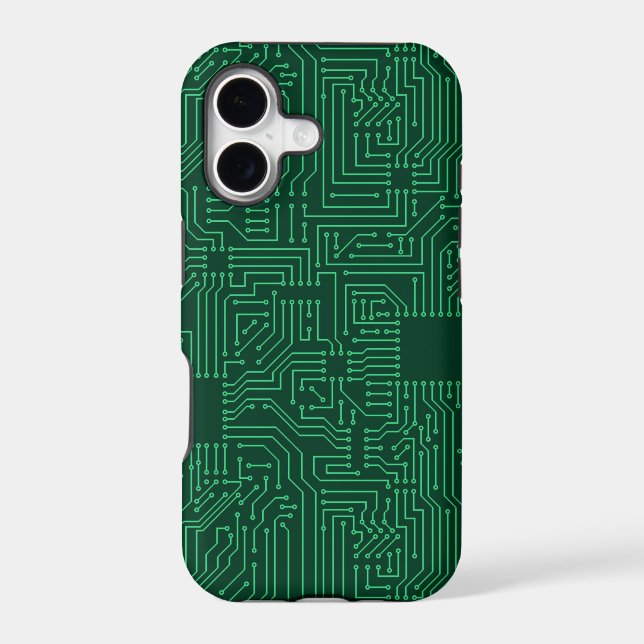 Computer circuit board iphone case (Back)