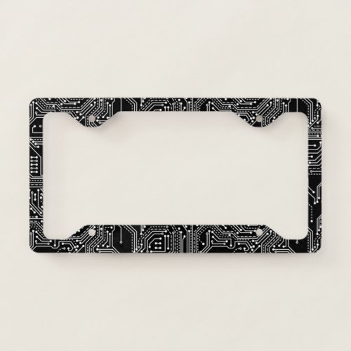 Computer Circuit Board License Plate Frame