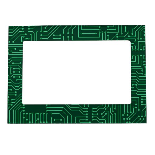 Computer circuit board magnetic photo frame