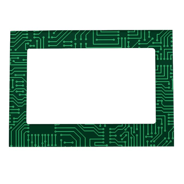 Computer circuit board magnetic photo frame (Front)