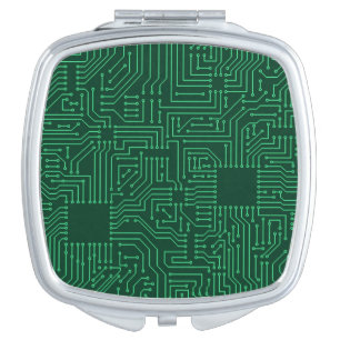 Computer circuit board makeup mirror