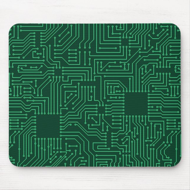 Computer circuit board mouse pad (Front)