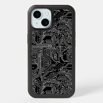 Computer Circuit Board Otterbox Iphone 15 Case by ReligiousStore at Zazzle