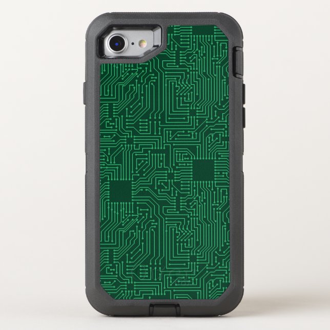 Computer circuit board otterbox iPhone case (Back)
