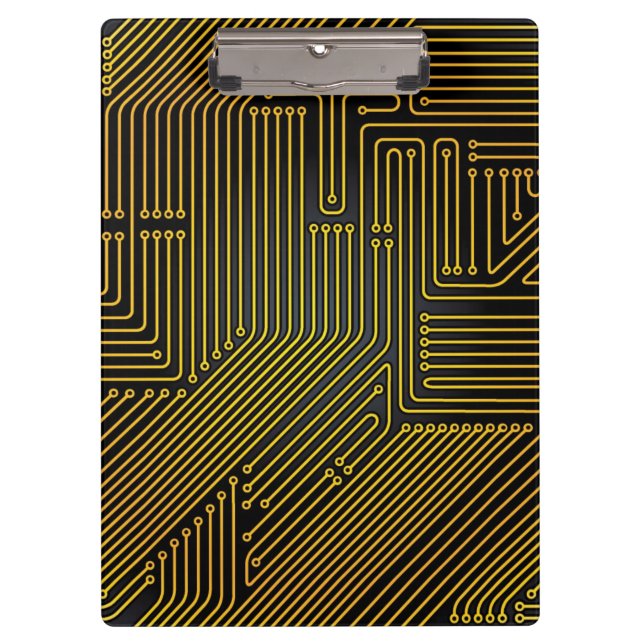 Computer circuit board pattern clipboard (Front)