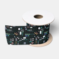 Computer Circuit Board Pattern Office Decor