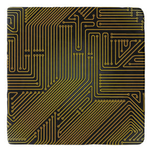 Computer circuit board pattern trivet