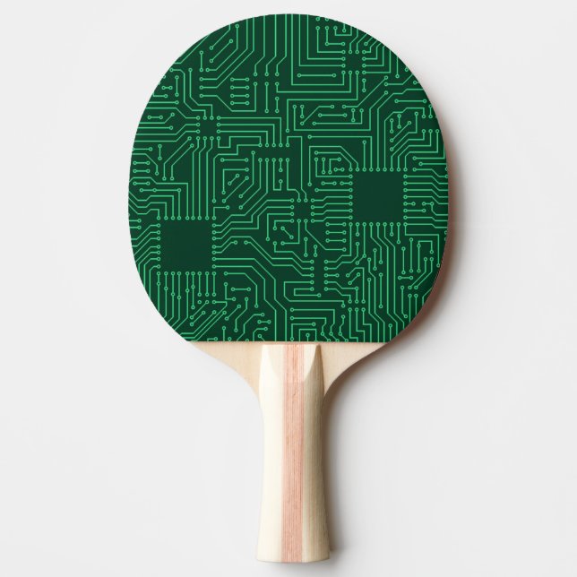 Computer circuit board Ping-Pong paddle (Front)