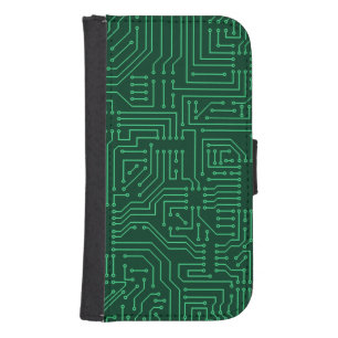 Computer circuit board phone wallet