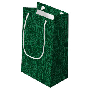 Computer circuit board small gift bag