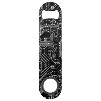 Computer Circuit Board Speed Bottle Opener by ReligiousStore at Zazzle