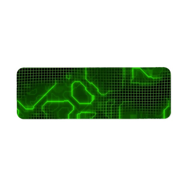 Computer Circuit Board Textured Label (Front)