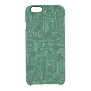 Computer circuit board clear iPhone 6/6S case