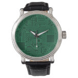 Computer circuit board watch