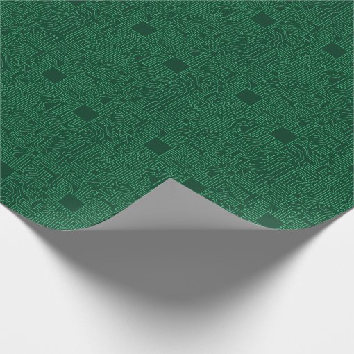 Computer circuit board wrapping paper Zazzle