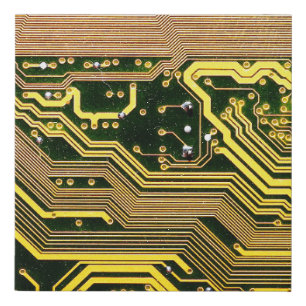 computer circuit boardtelecommunication,abstract,a faux canvas print