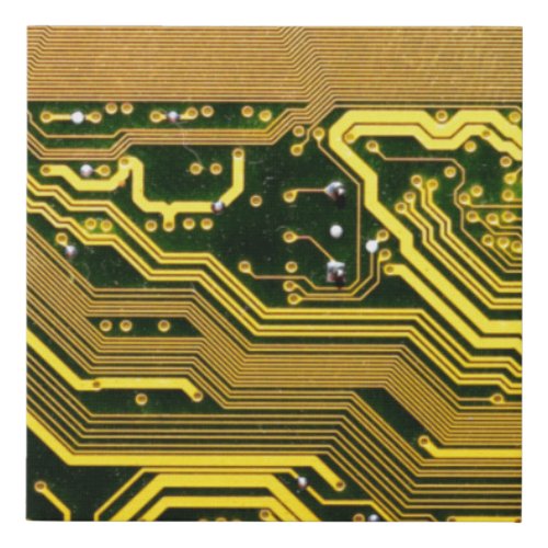 computer circuit boardtelecommunicationabstracta faux canvas print