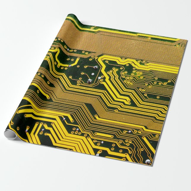 computer circuit boardtelecommunication,abstract,a wrapping paper (Unrolled)