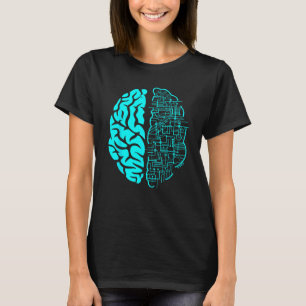 Computer Circuit Digital Brain Gifts For Science N T-Shirt