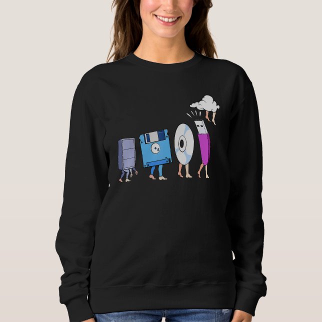 Computer Cloud Evolution Programmer Engineer Devel Sweatshirt (Front)