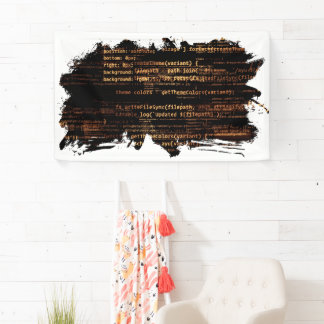 Computer code banner