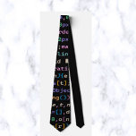 Computer Code Neck Tie<br><div class="desc">This modern necktie features a programming code. This is perfect for the computer enthusiast in your life! Photo credit: Rahul Mishra,  2023.

Enjoy your new Computer Code neck tie!</div>