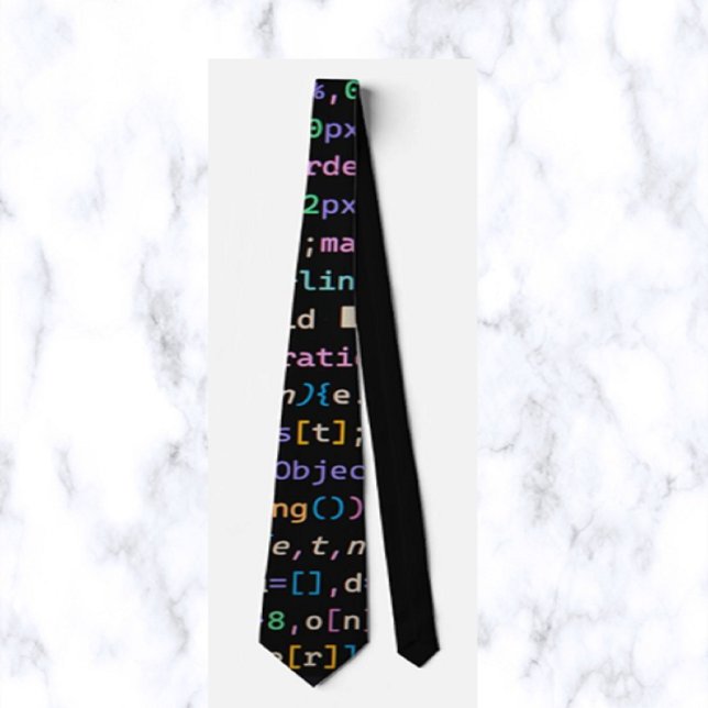 Computer Code Neck Tie (Creator Uploaded)